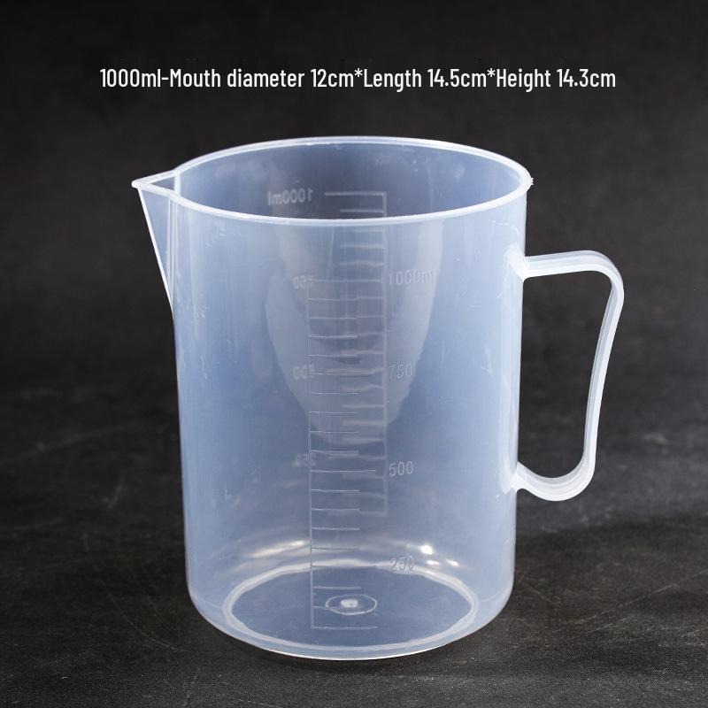 

Прозорий пластиковий мірний стакан з мірною шкалою - Харчовий, великої місткості для магазинів молочного чаю та випічки