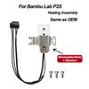 For Bambu X2D P2S H2S Hotend For Bambu Lab Quick Swap Extruder Hardened Steel Print Head P2S Hotend Heating Assembly Replacement