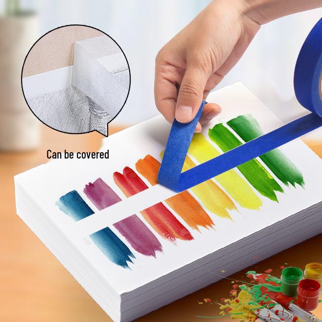 High-Adhesion Hand-Tearable Colored Textured Tape for DIY, Art, and Weddings – No Residue