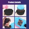 21-Hole Bubble Blower Toy Automatic Bubble Machine with Music & Lights Romantic Atmosphere Bubble Maker for Kids Outdoor Birthday Party Favors