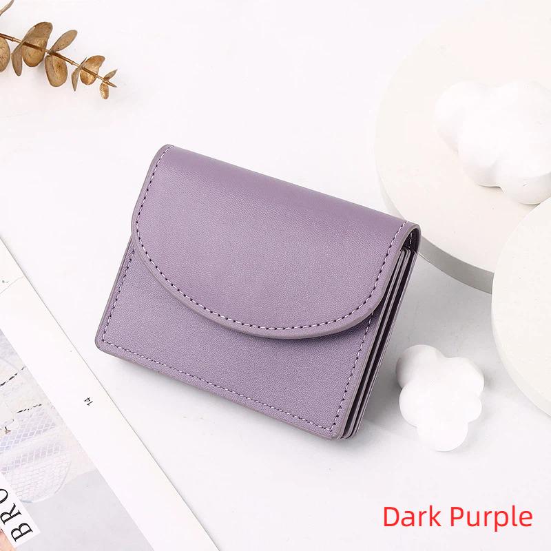 Portable Women's Wallet with Secure Card and Coin Compartments PU Leather for All Seasons