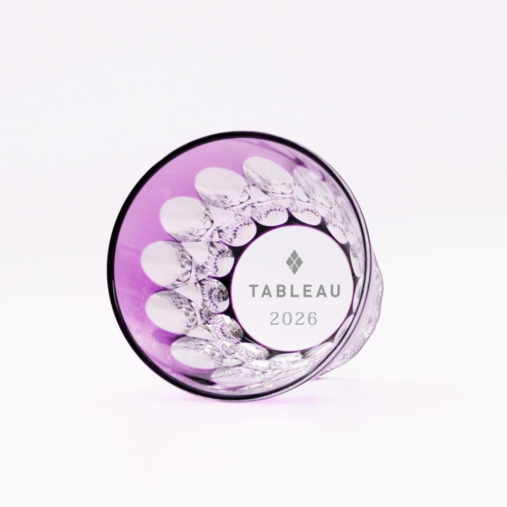 Direktvertrieb von Taiburo Crystal Edo Kiriko Fleur Blume Schildpatt 2026 Kristallglas Hergestellt in Paulownia Holzkiste Studio - TB5112-26Y6,