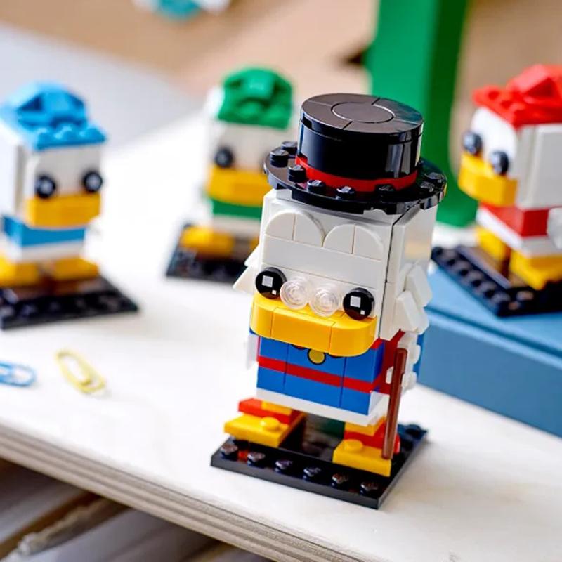 LEGO Коллекция Brickheadz, Дисней, Скрудж, Хьюи, Дьюи и Луи Конструктор 340 деталей 40477