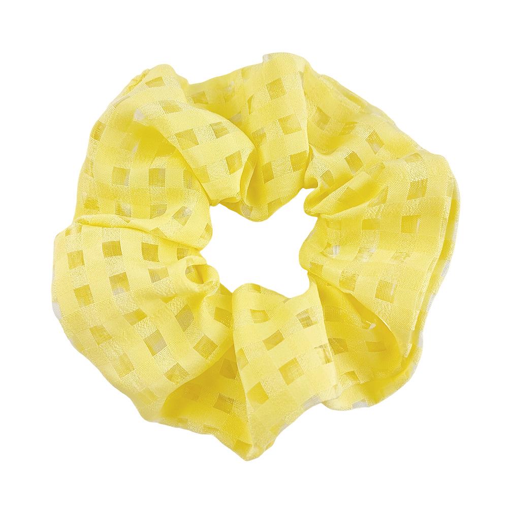 Versatile Gold Velvet Scrunchie Hair Tie for Buns & Ponytails