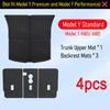 Floor Mats for Tesla Model Y Standard RWD AWD 2026 All Weather Floor Mat Cargo Liner Trunk Mat Frunk Backrest Mats Accessories