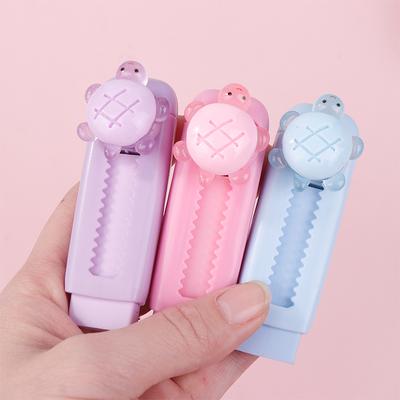 Cute Luminous Turtle Push-Pull Eraser Kawaii Cartoon Eraser Student Gift Reward Stationery Gift