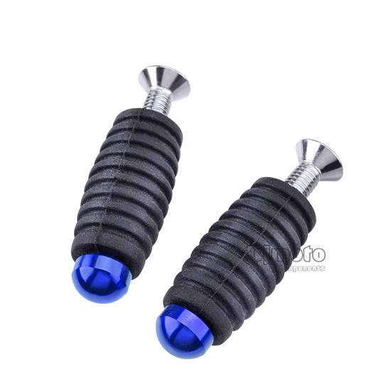 6MM Racing Brake Lever Toe CNC Peg Gear Shift Toepeg Pedals Adapter for Kawasaki Ninja 250 300 Ninja400 Z750 Z800 Z900 Z650