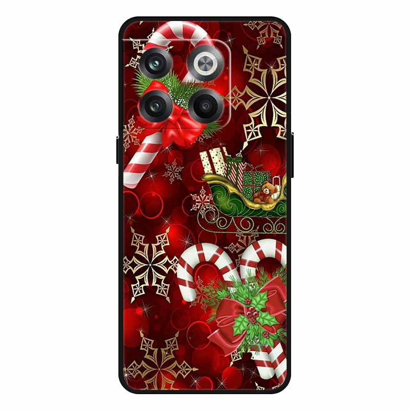 For Oneplus 10T Case 10 Pro Christmas Silicone Soft TPU Cover for Oneplus Nord N20 SE One plus ACE Pro 10T Coque New Year Gift
