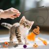 Halloween Cat Tunnel Toy Set Bell Teasing Cat Stick Pumpkin Spider Plush Toy Set Cat Ghost Channel Cat Holiday Decoration Toys
