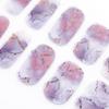 DANNI TONI Gel Nail Purple Marble Hardening SGS Gel Gift for Tool Included & Stickers, Pattern, Type, Long-lasting (2 Weeks), Odorless, Waterproof,
