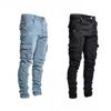 Stretch Jeans for Men with Side Pockets for Slimming, Slim Fit and Tight Fit