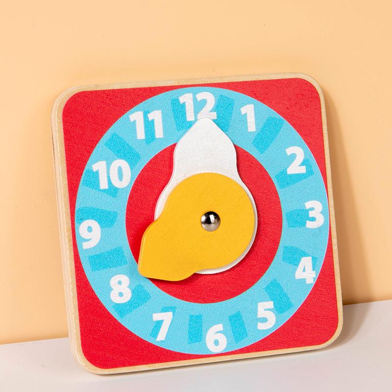 Montessori Pädagogischer Kühlschrankmagnet Busy Board für Kinder - Magnetisches Holzspielzeug für frühes kognitives Lernen.