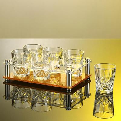 Weinglas Set 6 Stück Alkoholbecher Set Likör Schnapsgläser Rotwein Baijiu Glas Bar Trinkgläser SGläser Verschiedene Glasbecher
