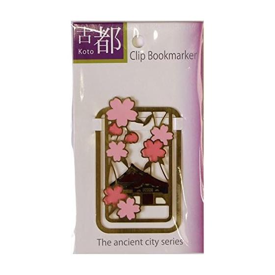 Bookmark Kyoto Nijo Castle Stained Glass Style Clip Type 12325 Chiko Bookmark Clip Ancient Capital Nijo Castle 12325 Approx. 33x53mm Nijo Castle