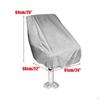 Boat Seat Cover with Elastic Hem Dustproof for Boats, Outdoor Decks