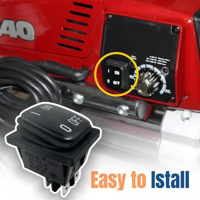 Waterproof Toggle Switches Corrosion Resistant Quick Connect Solution Marine Grade Electrical Component for 440
