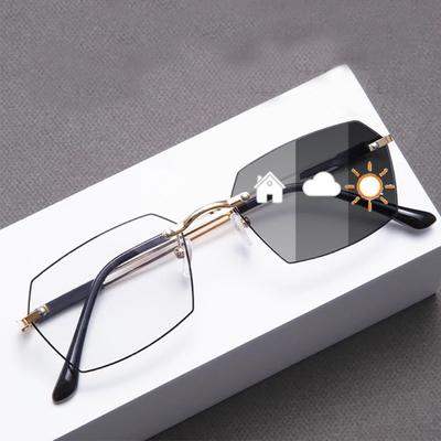 Photochromic Glasses Ultra Light Anti-glare Eyewear Slim Frame Glasses Polycarbonate Computer Goggles For Digital Screen Office