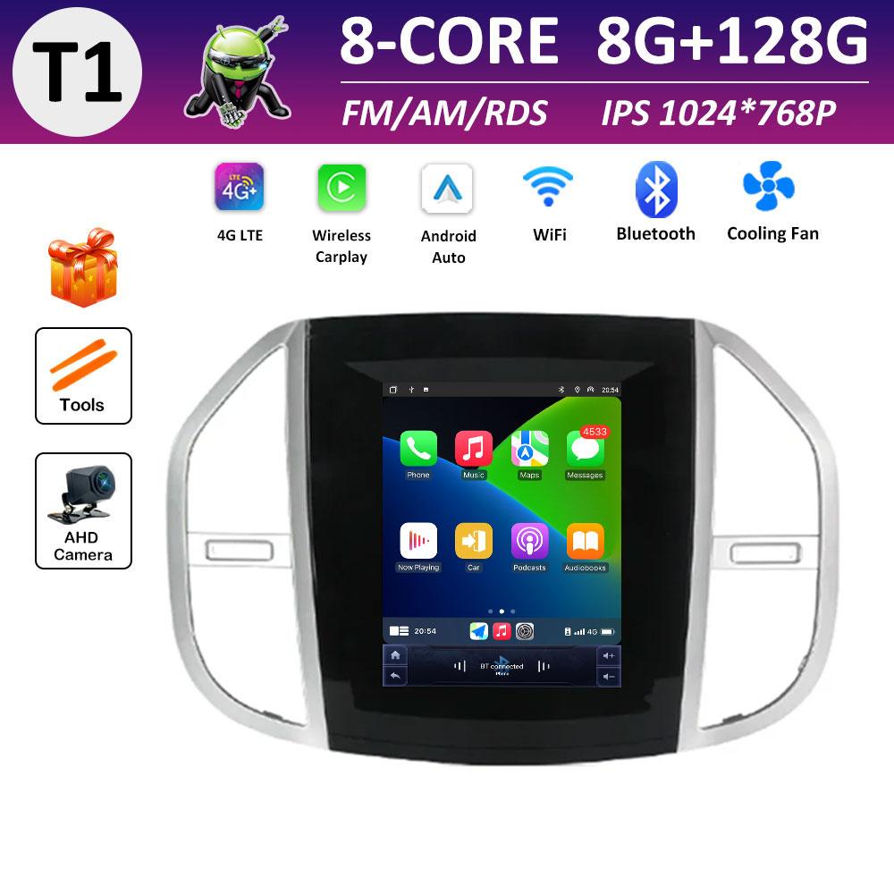 Car Video Multimedia Video Player for Mercedes Benz Vito 3 2014 2015 2016 2017 - 2020 IPS Touch Screen DSP Stereo Autoradio WIFI