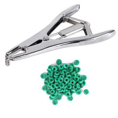 Sheep Broken Tail Castration Forceps Expansion Clamp Elasticity Rubber Castration Rings Farm Animal Bloodless Broken Tail Plier