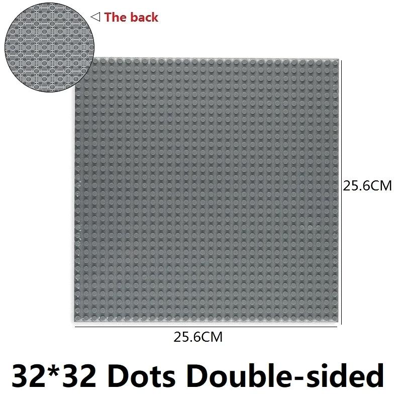 32x32 32x16 Dots Classic Building Blocks Base Plate MOC DIY Plastic Colorful Classic Brick Compatible for City Figures Kids Toy