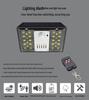 Solar Alarm Wall Light with Sound, Infrared Motion Sensor for RV, Camping, Courtyard, or Front Door Lighting