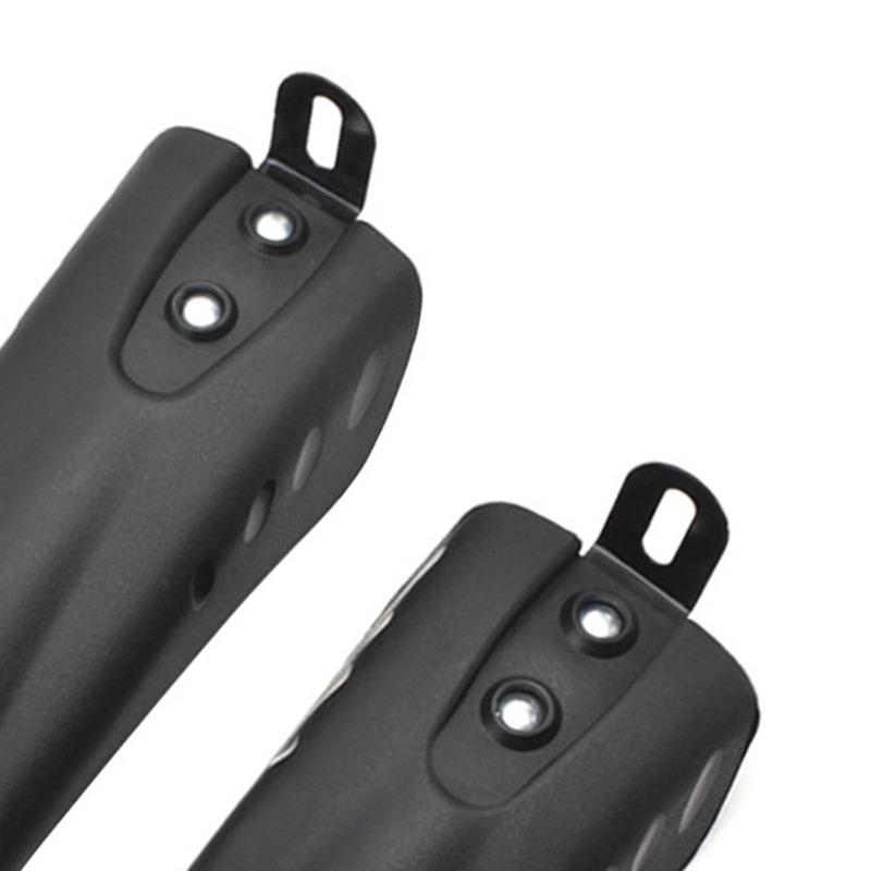 2Pcs Front Rear Set Bike Mudguards Black Easy To Install Adjustable Bicycle Mudguards Rainproof for 12/14/16/18/20 Inch Bikes