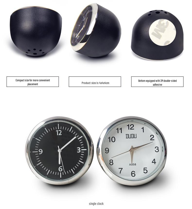 Digital Car Quartz Clock - Creative Electronic Auto Accessory