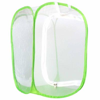Emoi Butterfly Mesh Large Foldable Insect Cage with String - Ideal for Beetles, Larvae, and Other Insects - Breathable Net for Breeding, Observing, Sp