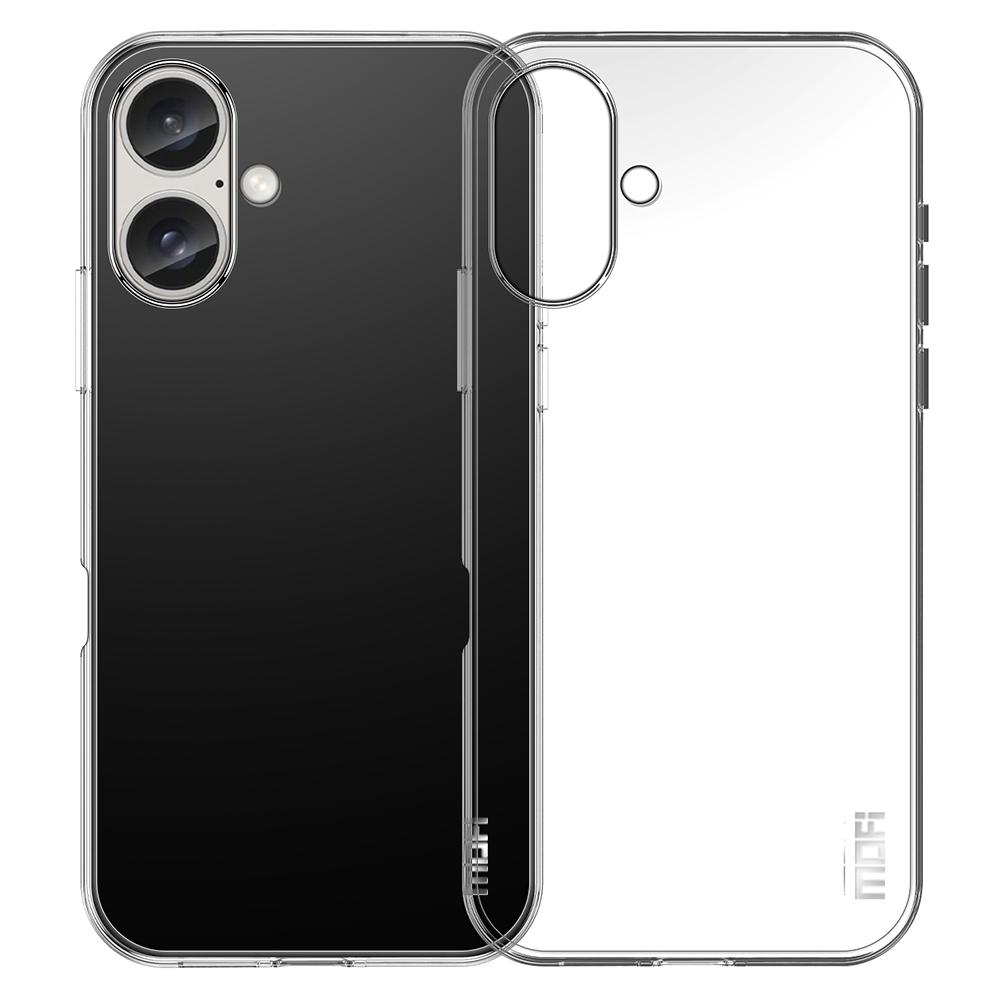 

MOFI For iPhone 16 Case Soft TPU Slim Phone Cover HD Transparent