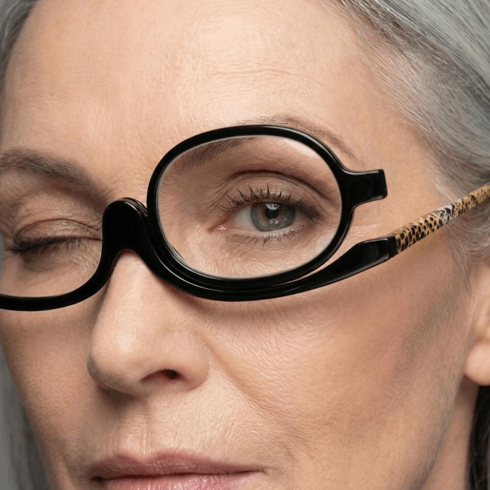 Magnification Folding Eyeglasses Rotating Design Presbyopia Glasses Reading Use