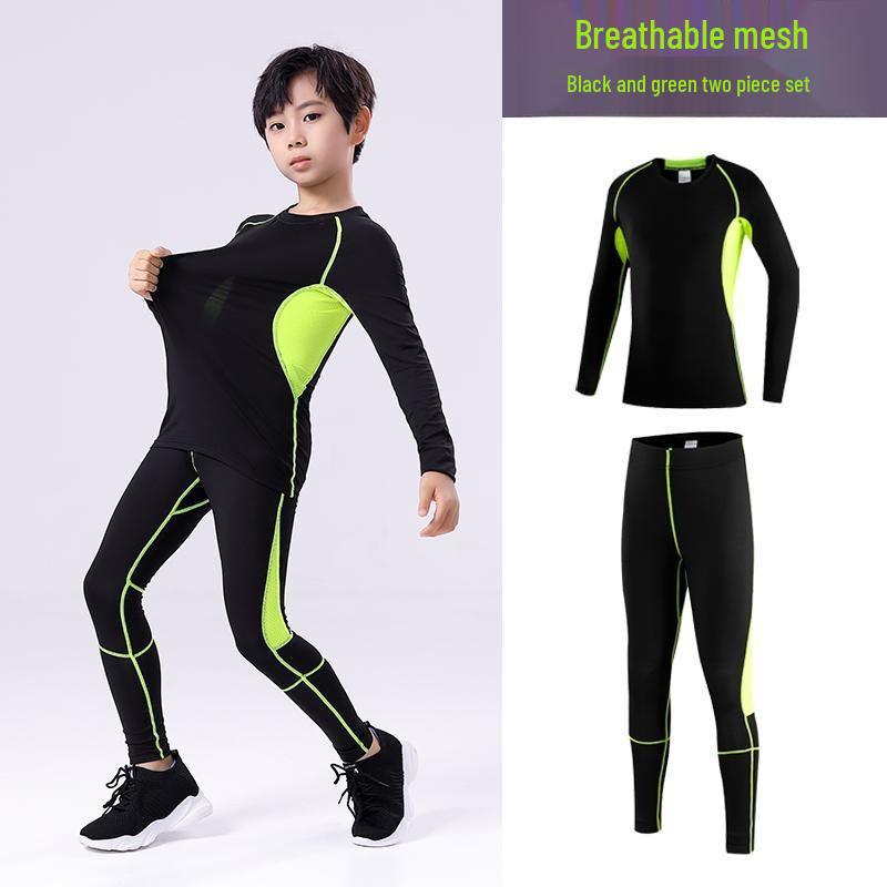 Kinder Schnelltrocknende Sport-Basisschicht: Body für Basketball, Fußball und Fitness - Ideal für Herbst/Winter.