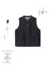 Women's Denim Vest - 2024 Early Autumn Layered Waistcoat, Trendy Spring & Autumn Style Outerwear.