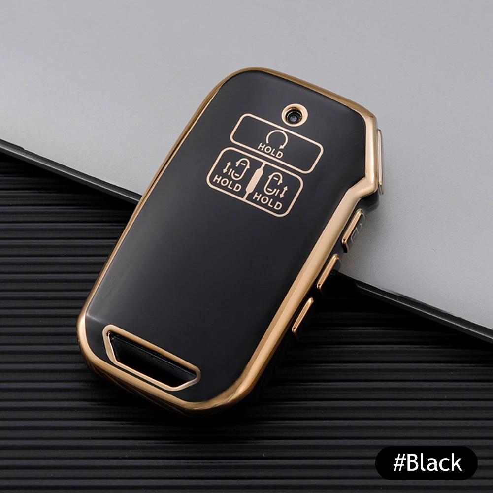 TPU Electroplated Car Key Case for Kia K5 K3 K4 Sportage Carnival Sedona 7 Button Key Cover Key Shell Interior Accessories