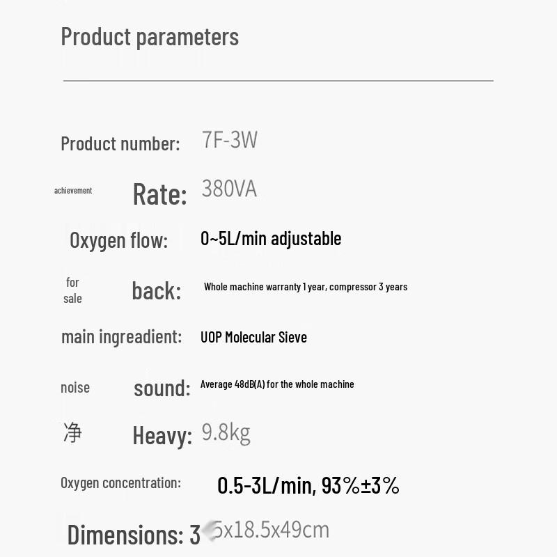 Yuwell 3L Portable Oxygen Concentrator with Nebulizer