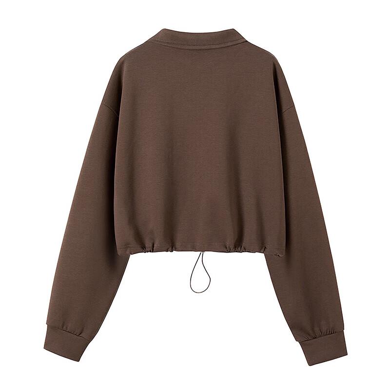 Tachi Women's Half-Zip Drop-Shoulder Sweatshirt