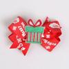 1Pcs Christmas Series Hair Pin Cute Glitter Bowknot Hairpin Elk Snowman Hair Clips Kids Hair Accessories for Girls