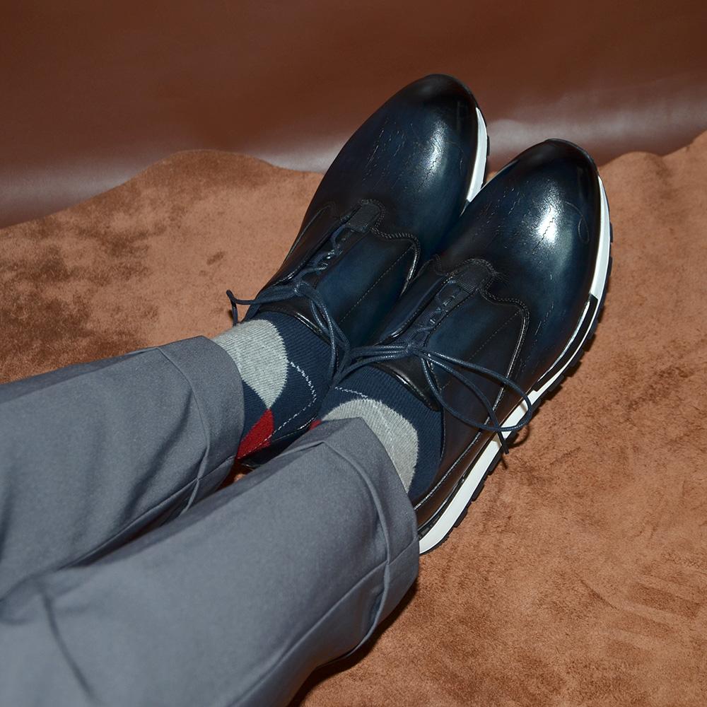 Classic Brand Designer Business Casual Sneaker Shoes for Men Leather Lace-up Basic Outdoor Footwear Daily Flat Oxfords