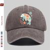 Pc Floral Manatee Fresh Cartoon Print Baseball Cap Travel Leisure Printed Sun Hat Party Decorative Hat Multiple Colors Avail