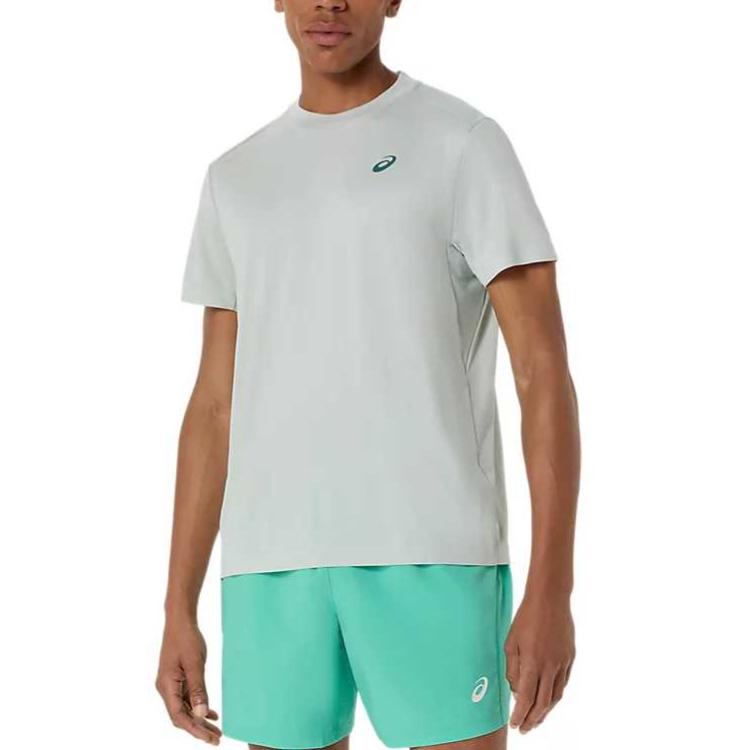 

Мужская футболка-пуловер ASICS однотонная с круглым вырезом для тенниса tops 2041A339-402 M