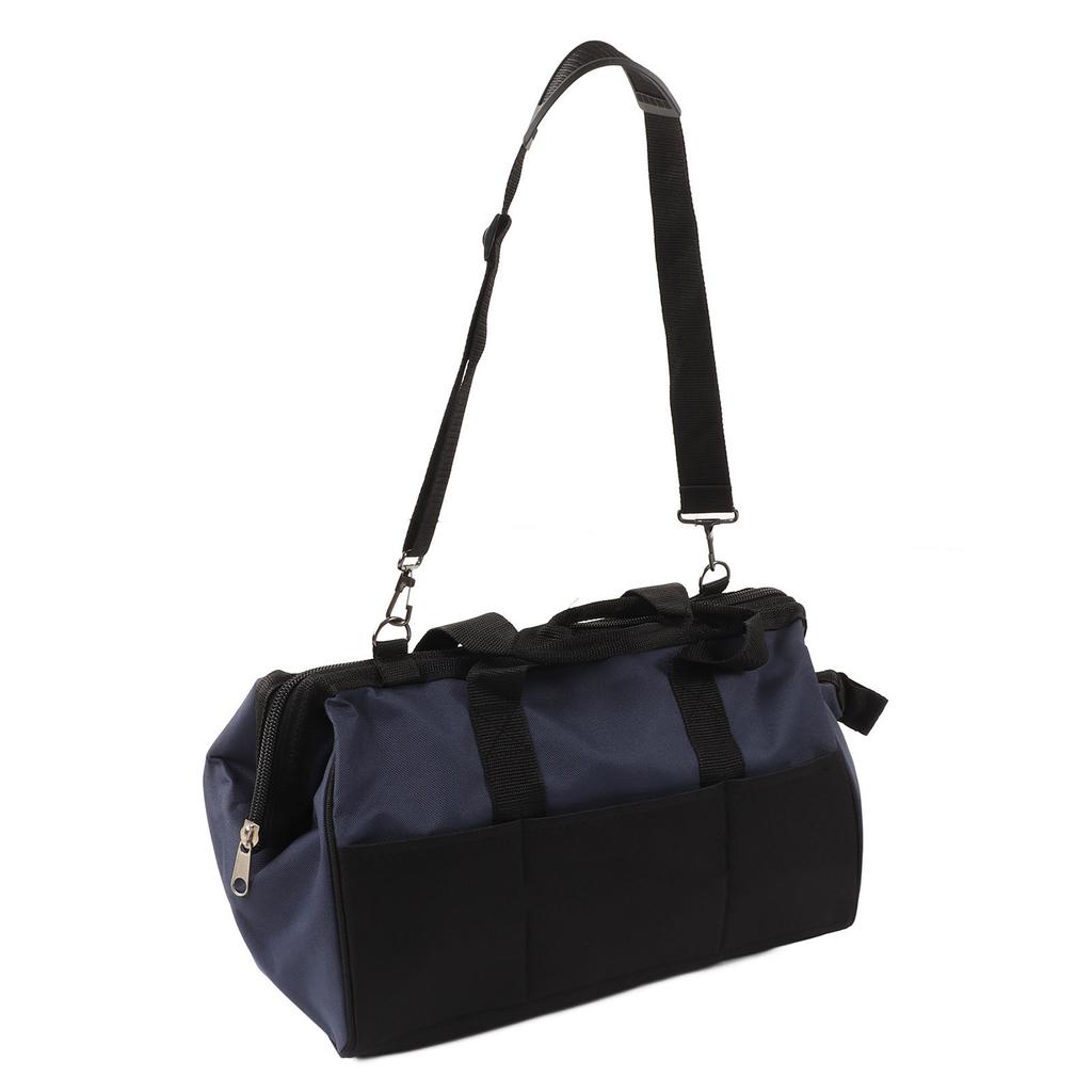 Black Lockout Tagout Bag Large Capacity Lockout Pouch Waterproof Oxford Cloth for Industrial