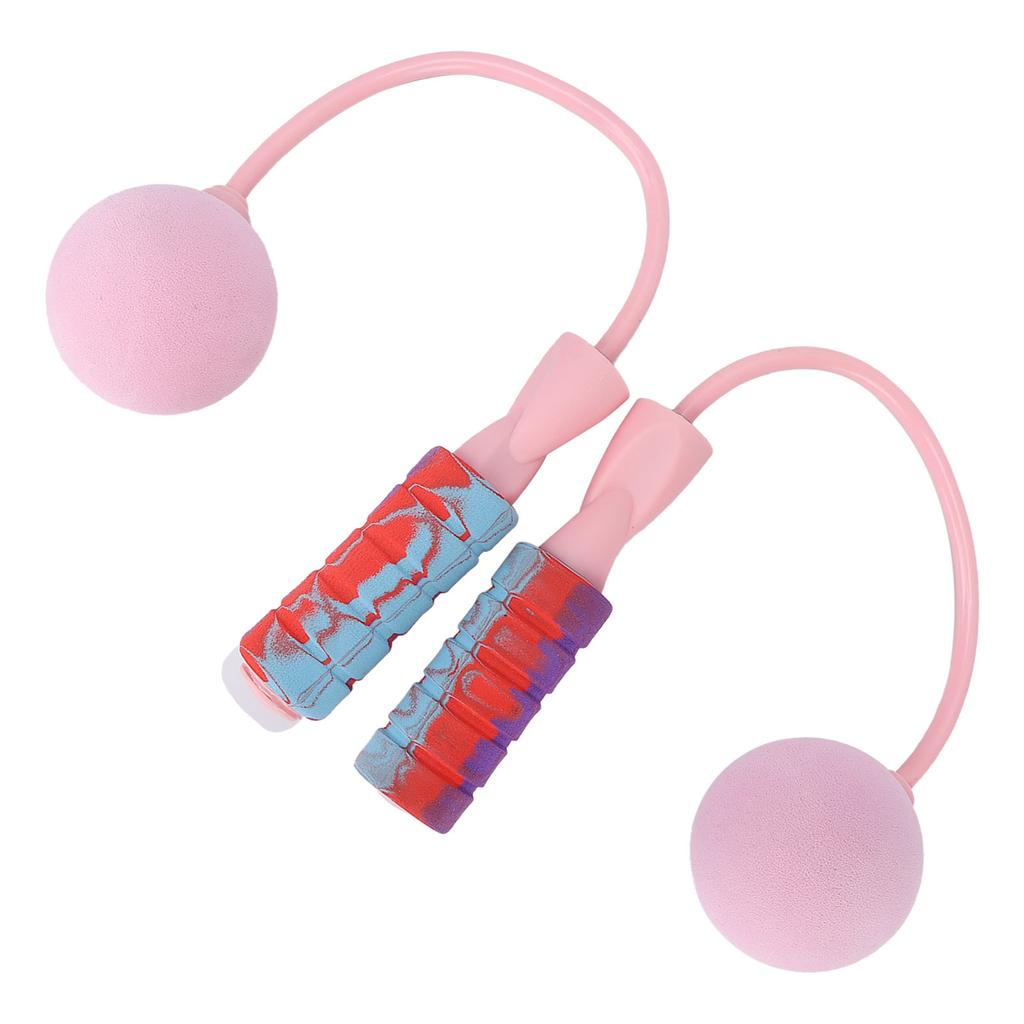 Ropeless Jump Rope Fitness Sports Training Fat Burning Cordless Jumping Rope (Pink)