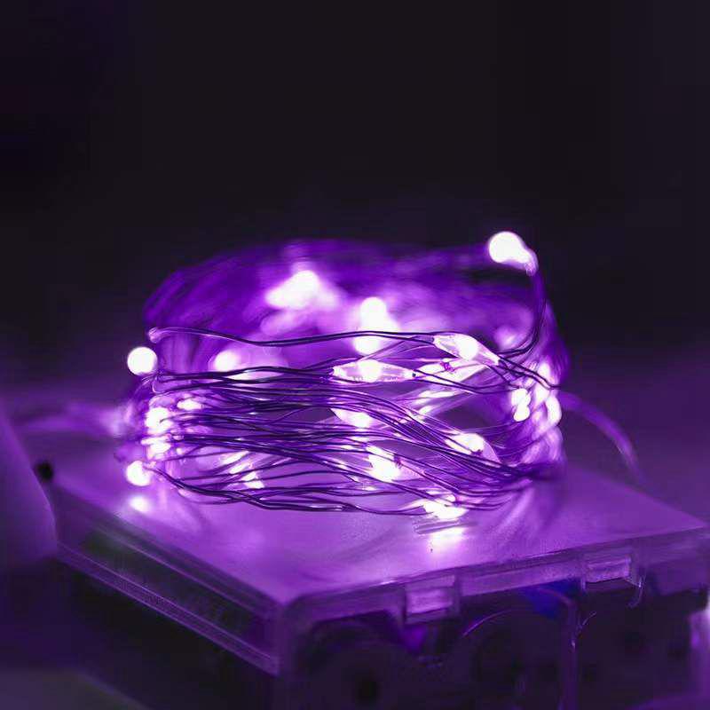 LED Copper Wire String Lights for Decorative Gift Displays and Colorful Cake Atmosphere, Battery Operated