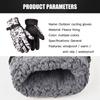 1 Pair Winter Warm Camouflage Fishing Gloves Skiing Running Riding Mittens Windproof Fleece Camo Cycling Full Fingers Mittens