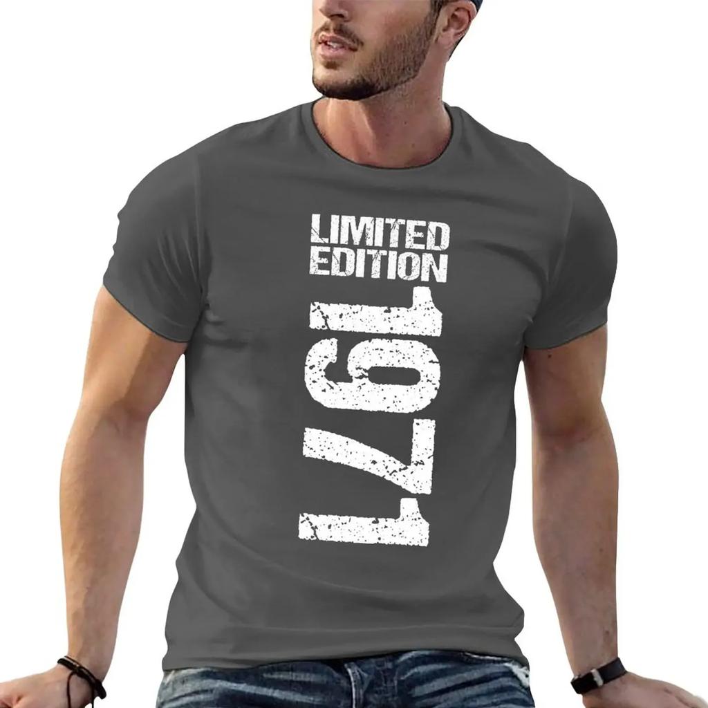Round Neck Sports Humor Graphic Tees Classic Aactivity Competition Limited Edition 1971 Classic T-shirt Eur Size