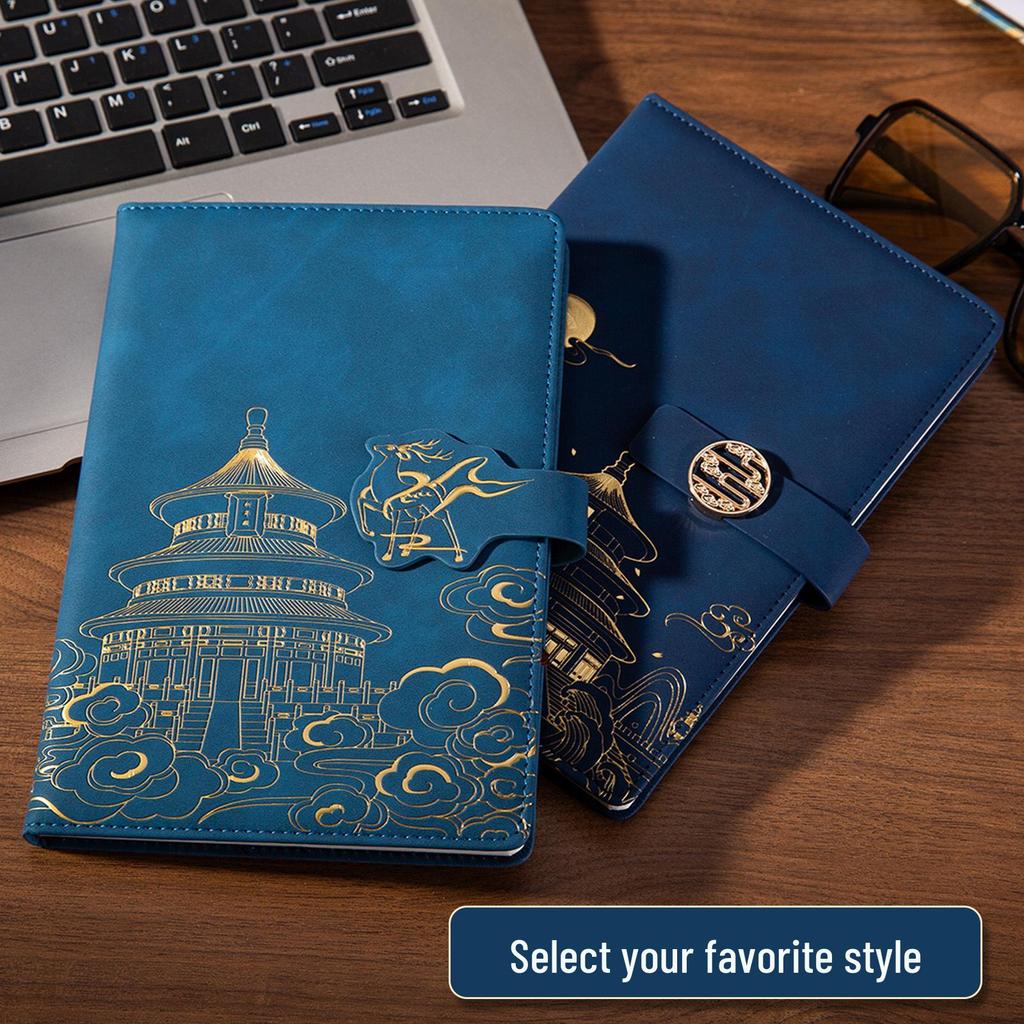 Guochao A5 Notebook Gift Set for Students, Company Meetings & Personalized Logos