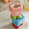 Ceramic Dopamine Toothbrush Holder Cute Stable Manual Toothbrushes Holder Free Standing Decorative Toothpaste Storage Shelf