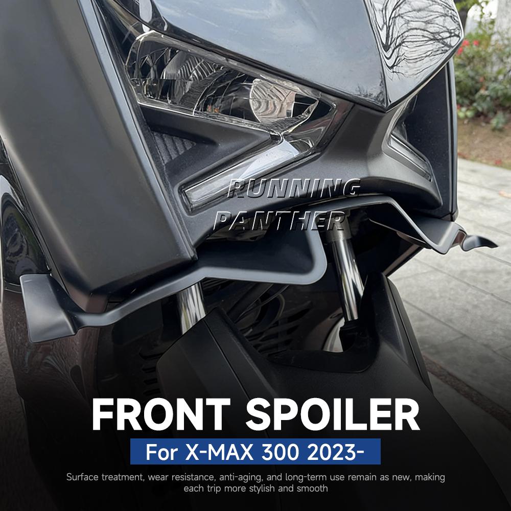 Spoiler Fixed Wing For YAMAHA XMAX 300 X-MAX 300 2023- Motorcycle Front Spoiler for Downforce Front Spoiler Lower Lip Fixed Wing