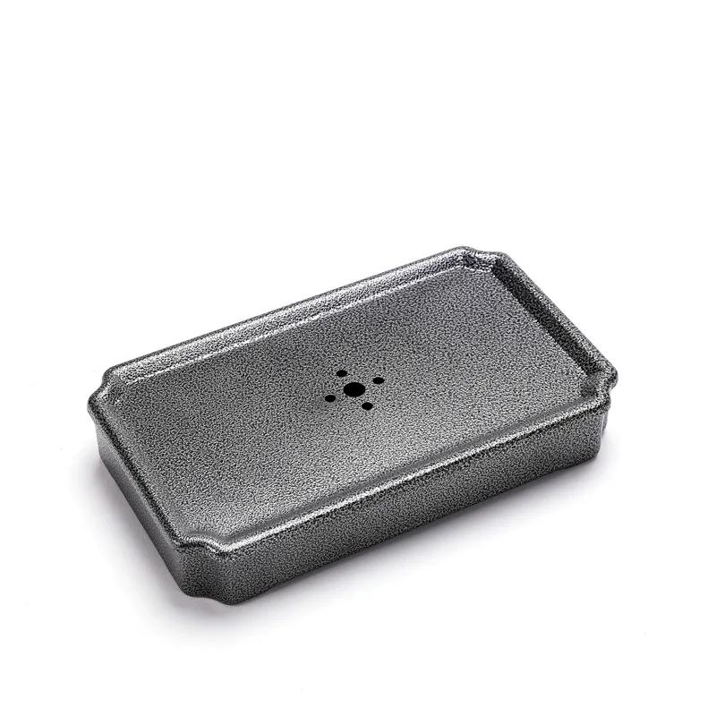 Metal Pot Bearing Cast Iron Fire Cup Japanese Style Tea Table Kung Fu Tea Set Water Storage Small Tea Tray Clay Teapots