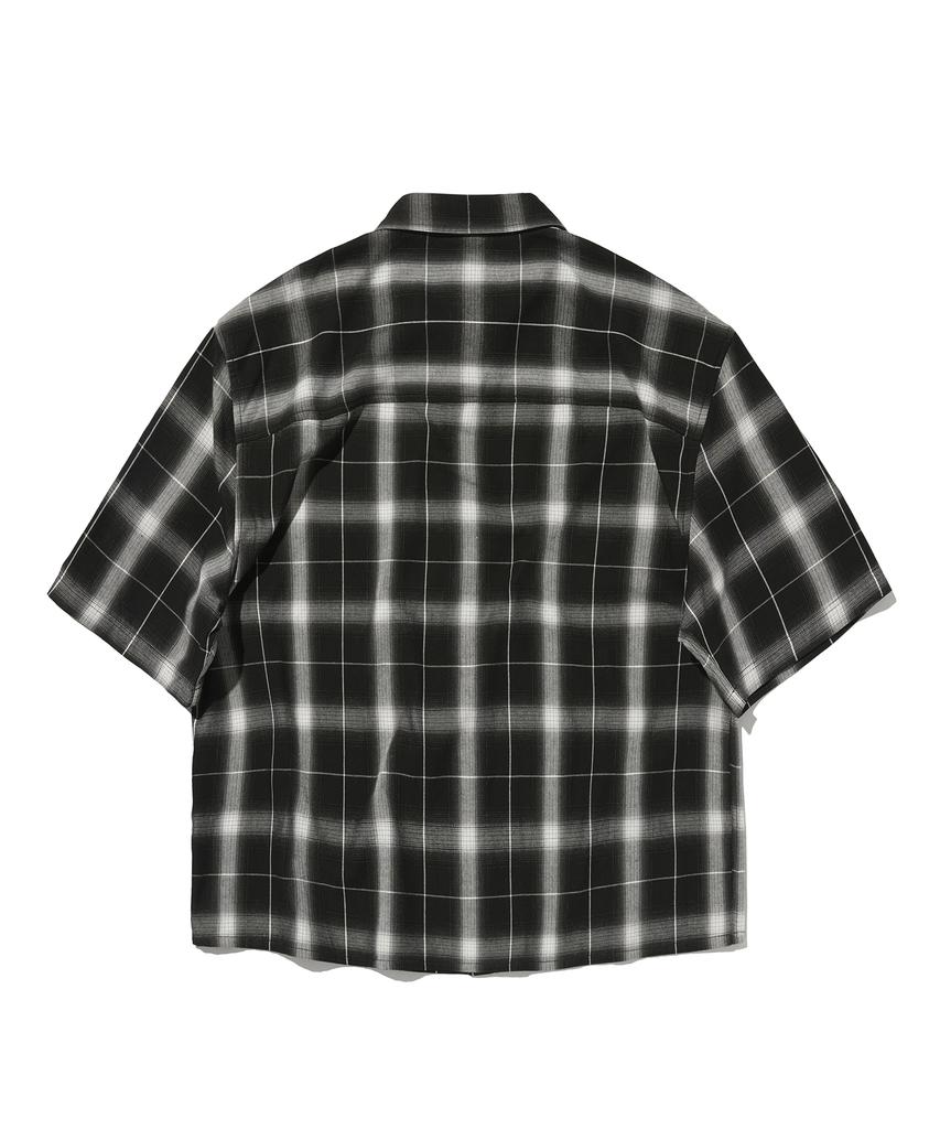 Seuweideu Check Short Sleeve Shirt [Black]