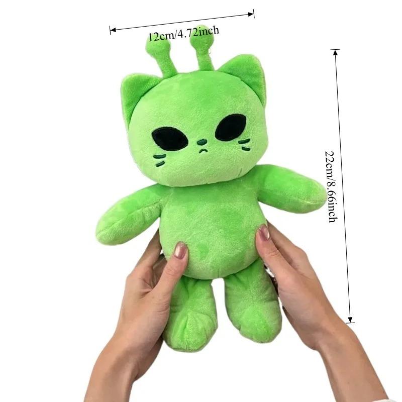 Peluche Carino Gatto Alieno Nuovo Morbido Bambola di Peluche Gattino Carino Kawaii Peluche Animale Cuscino Decorazione per la Casa Regalo per Coppia Compagno Regalo